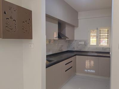 Kitchen Image of 1000 Sq.ft 2 BHK Builder Floor for rent in Hebbal Kempapura Bengaluru for Rs. 27000