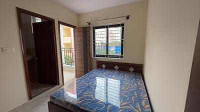 Bedroom Image of 660 Sq.ft 1 BHK Apartment / Flat for rent in Bilekahalli Bengaluru for Rs. 26299