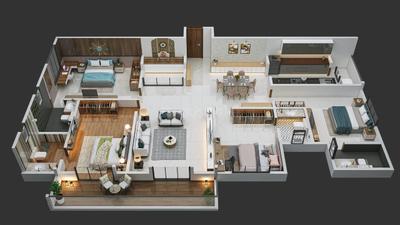 Image of 1960 Sq.ft 3 BHK Apartment / Flat for sale in Platinum Marvelle, Balewadi, Pune for Rs. 18500000
