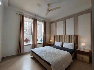 Bedroom Image of 1877 Sq.ft 3.5 BHK Apartment / Flat for rent in Bhartiya Nikoo Homes Phase 2, Thanisandra Bengaluru for Rs. 85009