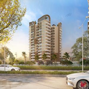 Image of 1750 Sq.ft 3 BHK Apartment / Flat for sale in Skyline Elevate, Utrathiya, Zirakpur for Rs. 12500000