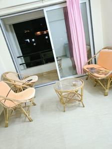 Balcony Image of 550 Sq.ft 1 BHK Apartment / Flat for rent in Welworth Paradise, Baner Pune for Rs. 25000
