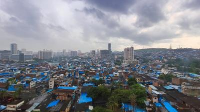 Balcony Image of 1200 Sq.ft 3 BHK Apartment / Flat for rent in Nirmal Lifestyle One Mumbai, Mulund West Mumbai for Rs. 70000