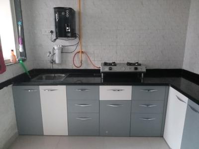 Kitchen Image of 2043 Sq.ft 3 BHK Apartment / Flat for sale in Myco Akira Heights, Juhapura Ahmedabad for Rs. 12500000