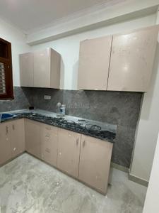 Kitchen Image of 500 Sq.ft 1 BHK Builder Floor for rent in Rajpur Khurd Village New Delhi for Rs. 17000