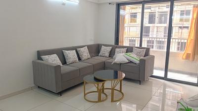Hall Image of 2150 Sq.ft 3 BHK Apartment / Flat for rent in Shree Sharanam Sky, Sargasan Gandhinagar for Rs. 27000
