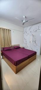 Bedroom Image of surya royal homes spring pg for men and women in Hebbal Kempapura, Byatarayanapura CMC And OG Part