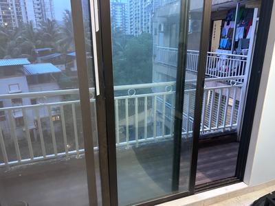 Balcony Image of 1398 Sq.ft 3 BHK Apartment / Flat for rent in Harmony Sky Suites, Thane West Thane for Rs. 45000