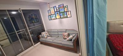 Balcony Image of 1250 Sq.ft 2 BHK Apartment / Flat for rent in Omkar Veda Exclusive, Parel Mumbai for Rs. 130000