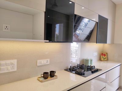 Kitchen Image of 511 Sq.ft 1 BHK Builder Floor for rent in DLF Phase 3 Gurgaon for Rs. 30000