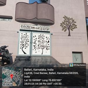 Image of 1320 Sq.ft 3 BHK Independent House for sale in Cowl Bazaar, Bellary for Rs. 9900000