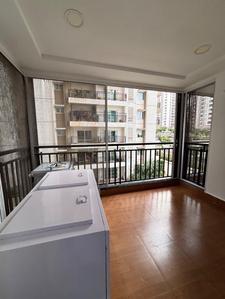 Balcony Image of 2850 Sq.ft 4 BHK Apartment / Flat for rent in Cybercity Rainbow Vistas Rock Garden, Borabanda Hyderabad for Rs. 86000