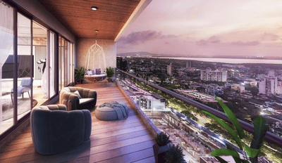Image of 1868 Sq.ft 3 BHK Apartment / Flat for sale in Goodwill Wisteria, Vashi, Navi Mumbai for Rs. 34000000
