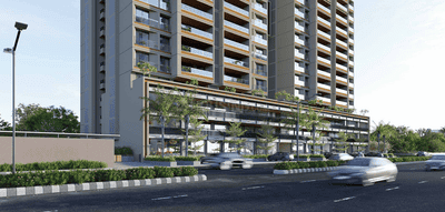 Image of 2925 Sq.ft 3 BHK Apartment / Flat for sale in Parklane Twins, PDPU Road, Gandhinagar for Rs. 13000000