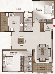 Image of 1880 Sq.ft 3 BHK Apartment / Flat for sale in Legacy Saviero, Horamavu, Bengaluru for Rs. 22900000
