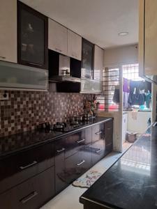 Kitchen Image of 1200 Sq.ft 2 BHK Apartment / Flat for rent in New Tippasandra Bengaluru for Rs. 62000