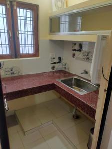 Kitchen Image of 1200 Sq.ft 1 RK Builder Floor for rent in Gomti Nagar Lucknow for Rs. 13500