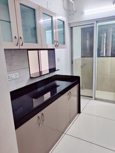 Kitchen Image of 850 Sq.ft 2 BHK Apartment / Flat for rent in Vilas Yashwin Orizzonte, Chokhi Dhani Pune for Rs. 40000