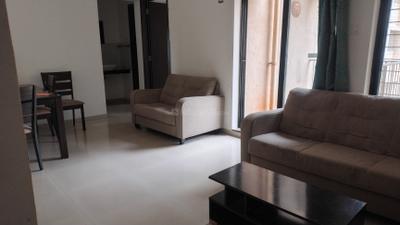 Living Room Image of 700 Sq.ft 1 BHK Apartment / Flat for rent in Long Island, Charholi Budruk Pune for Rs. 23000