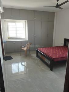 Bedroom Image of 1100 Sq.ft 2 BHK Builder Floor for rent in Gachibowli Hyderabad for Rs. 39000