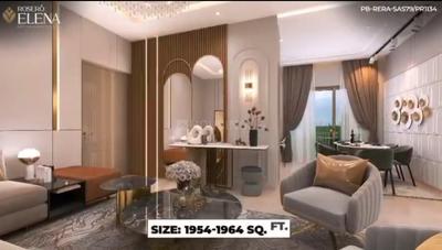 Hall Image of 1800 Sq.ft 3 BHK Apartment / Flat for sale in Rosero Elena, Singhpura Zirakpur for Rs. 10400000
