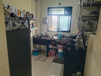 Kitchen Image of 800 Sq.ft 2 BHK Apartment / Flat for rent in Proviso Krutika, Kopar Khairane Navi Mumbai for Rs. 45000