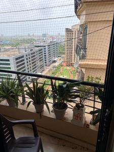 Balcony Image of 1200 Sq.ft 3 BHK Apartment / Flat for rent in K Raheja Interface Heights, Malad West Mumbai for Rs. 93000