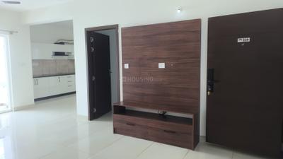 Living Room Image of 1050 Sq.ft 2 BHK Apartment / Flat for rent in Thanisandra Bengaluru for Rs. 33000