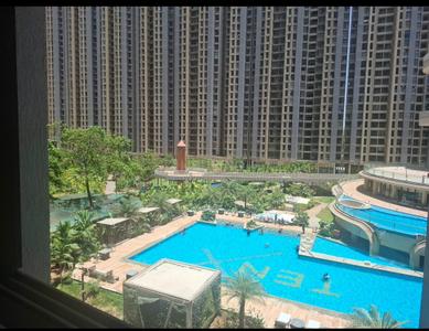 Balcony Image of 960 Sq.ft 2 BHK Apartment / Flat for rent in Raymond Realty Ten X Era, Thane West Thane for Rs. 47000