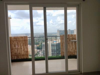 Balcony Image of 1600 Sq.ft 3 BHK Apartment / Flat for rent in Bhartiya Nikoo Homes Phase 2, Thanisandra Bengaluru for Rs. 57000