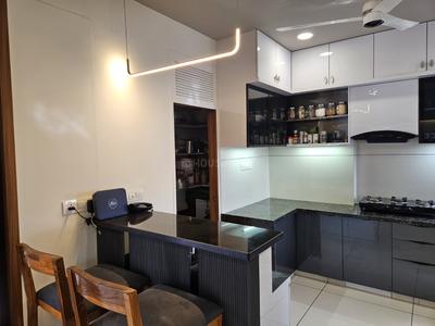 Kitchen Image of 1254 Sq.ft 2 BHK Apartment / Flat for rent in Pratham Bluets, New Alkapuri Vadodara for Rs. 30000