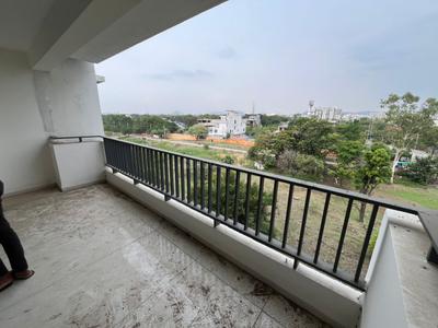 Balcony Image of 1350 Sq.ft 3 BHK Apartment / Flat for rent in Bhicholi Mardana Indore for Rs. 45000