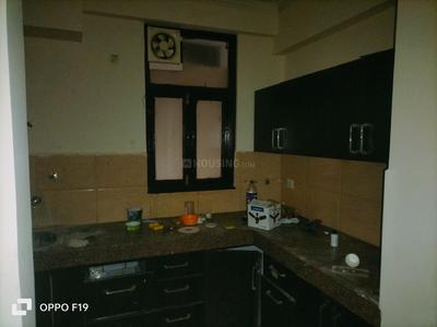 Kitchen Image of 1325 Sq.ft 3 BHK Apartment / Flat for rent in Vasu Fortune Residency, Raj Nagar Extension Ghaziabad for Rs. 22000