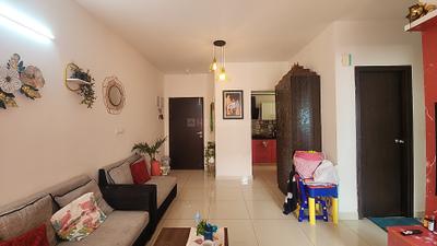 Living Room Image of 879 Sq.ft 2 BHK Apartment / Flat for sale in Provident Park Square, Talaghattapura Bengaluru for Rs. 12000000
