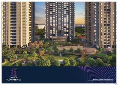 Image of 1295 Sq.ft 3 BHK Apartment / Flat for sale in VJ Yashwin Supernova, Wakad, Pune for Rs. 14600000