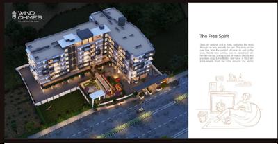 Image of 832 Sq.ft 2 BHK Apartment / Flat for sale in Wind Chimes, Daldal Seoni, Raipur for Rs. 4275000