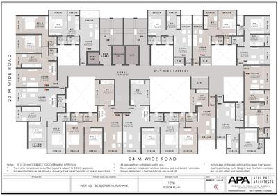Image of 710 Sq.ft 1 BHK Apartment / Flat for sale in Pushpak Nagar, Navi Mumbai for Rs. 4400000