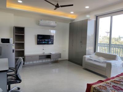 Bedroom Image of 780 Sq.ft 1 RK Builder Floor for rent in Sector 49 Gurgaon for Rs. 22000
