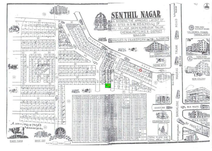 1200 Sqft Residential Plot for sale in Senthil Nagar Guduvancheri