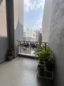 Balcony Image of 950 Sq.ft 2 BHK Apartment / Flat for rent in Bramha F Residences T5 T6 And T7, Wadgaon Sheri Pune for Rs. 45000