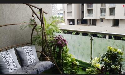 Balcony Image of 1010 Sq.ft 2 BHK Apartment / Flat for sale in Bhukum Pune for Rs. 8500000