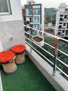 Balcony Image of 900 Sq.ft 1 BHK Independent House for rent in Sector 51 Gurgaon for Rs. 28000