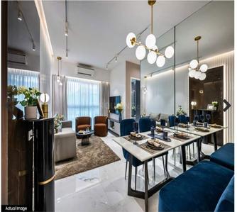 Living Room Image of 402 Sq.ft 1 BHK Apartment / Flat for sale in Ashford Regal, Bhandup West Mumbai for Rs. 9900000