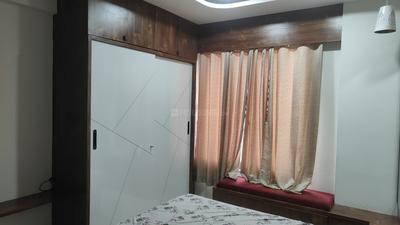 Bedroom Image of 2000 Sq.ft 3 BHK Apartment / Flat for rent in Tulsi Shyam Saanvi, Chandkheda Ahmedabad for Rs. 42000
