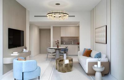 Living Room Image of 549 Sq.ft 1 BHK Apartment / Flat for sale in Al Jaddaf Dubai for Rs. 29574065