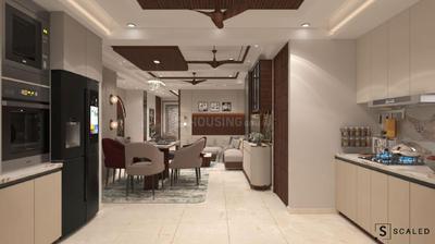 Kitchen Image of 2100 Sq.ft 4 BHK Apartment / Flat for sale in Manglam Rangoli Greens, Panchyawala Jaipur for Rs. 22000000