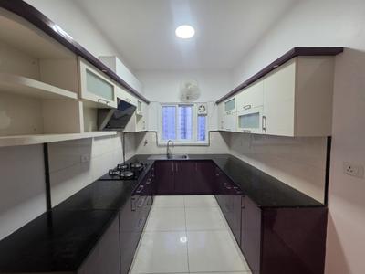 Kitchen Image of 1985 Sq.ft 3 BHK Apartment / Flat for rent in L And T Raintree Boulevard, Sahakara Nagar Bengaluru for Rs. 85000