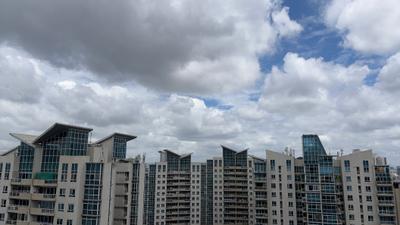 Balcony Image of 1100 Sq.ft 2 BHK Apartment / Flat for rent in Amanora Aspire Towers, Hadapsar Pune for Rs. 42000