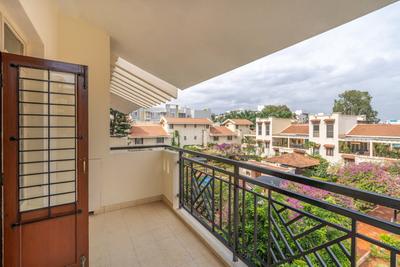 Balcony Image of 2171 Sq.ft 3 BHK Apartment / Flat for rent in Prestige Langleigh, Whitefield Bengaluru for Rs. 65000