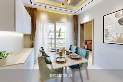 Kitchen Image of 1349 Sq.ft 3 BHK Apartment / Flat for sale in Urbanrise Spring Tide, Mahindra World City Chennai for Rs. 8892000